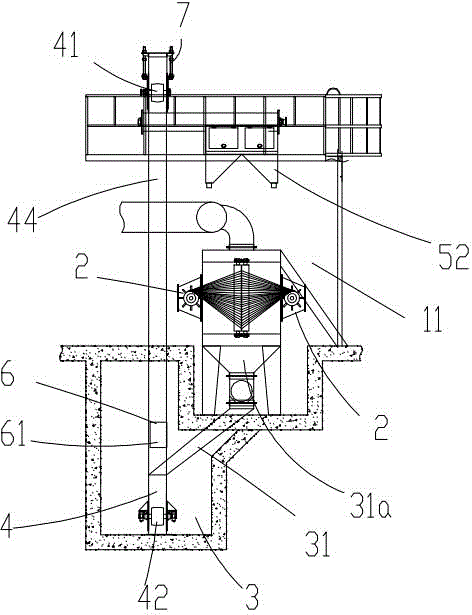 Strip steel shot blasting system