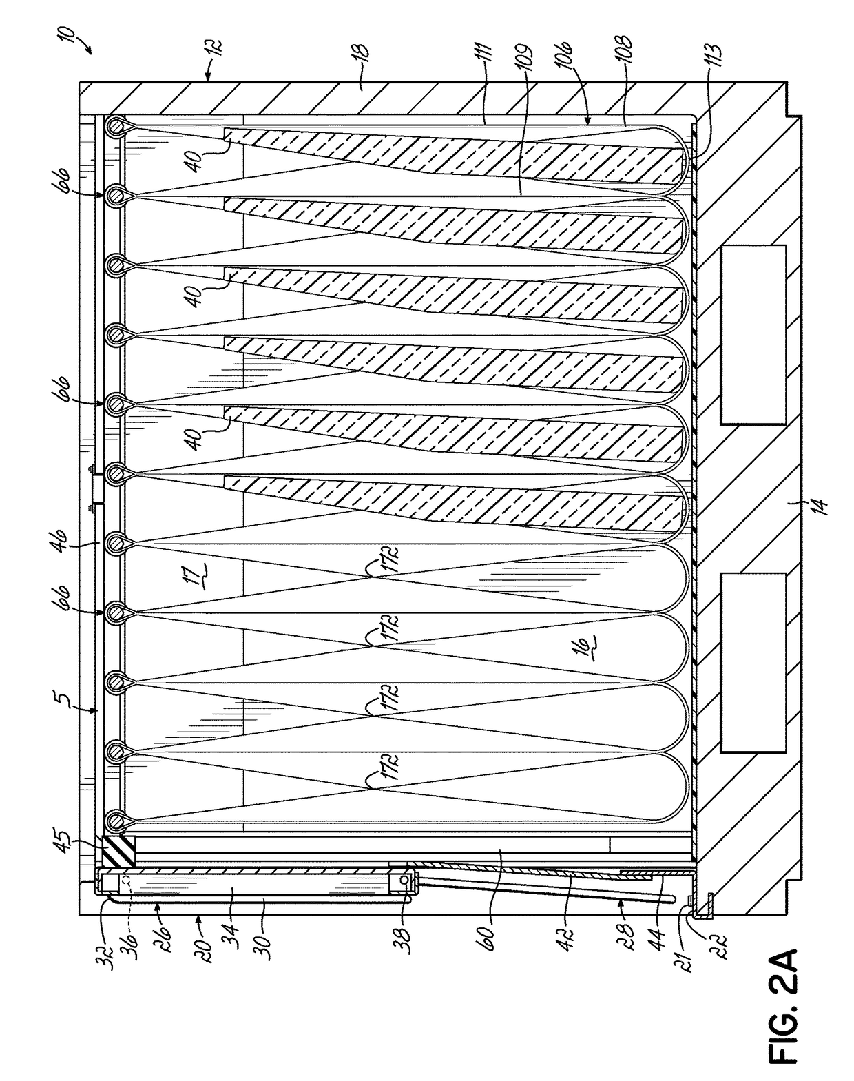 Container Having Generally L-Shaped Slotted Tracks To Facilitate Movement of Dunnage