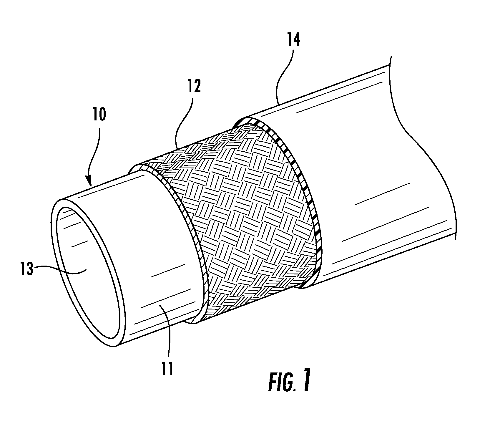 Hybrid high pressure hose