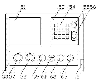 Vertical electronic moxibustion therapeutic apparatus