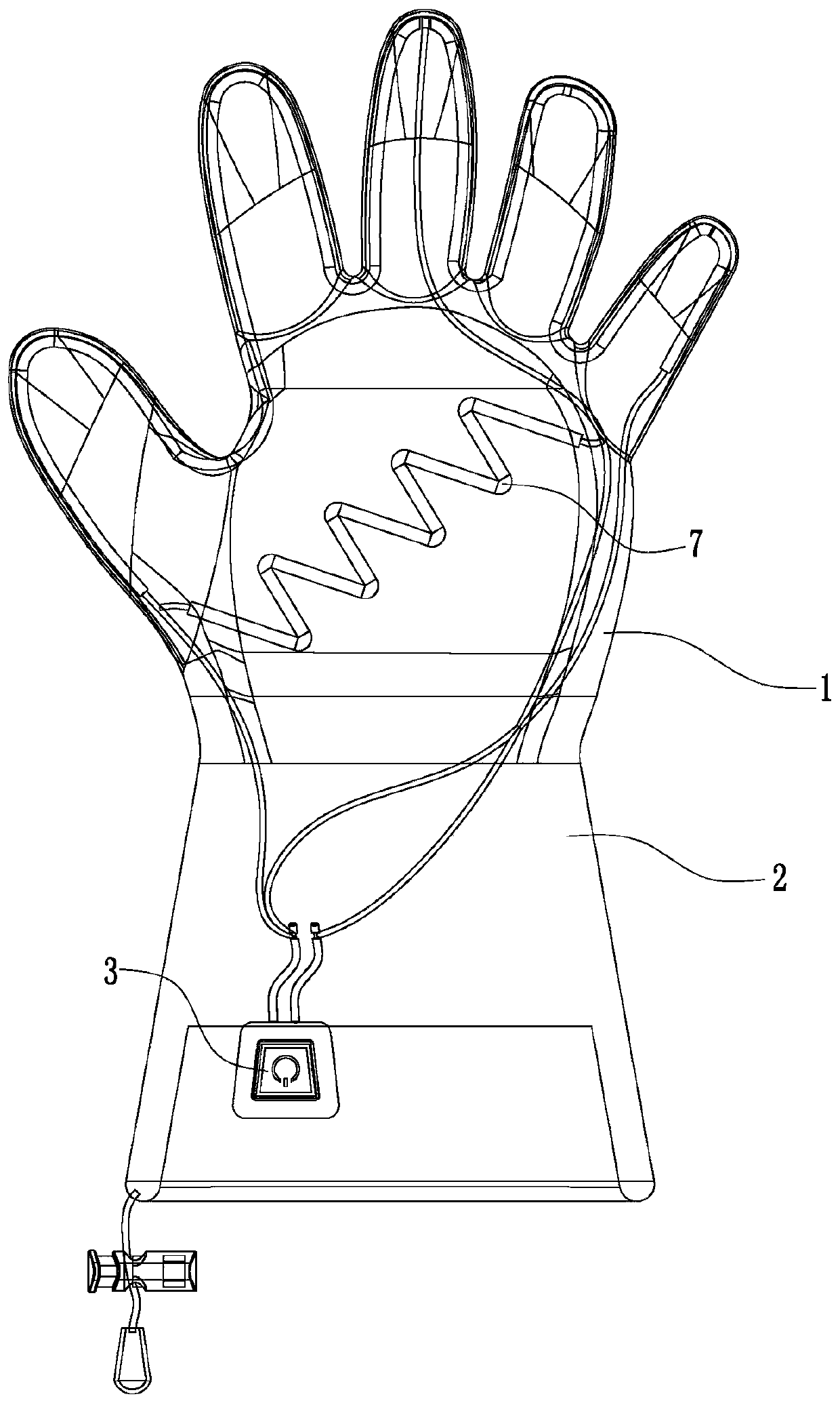 Multi-layer warmth-keeping ski gloves