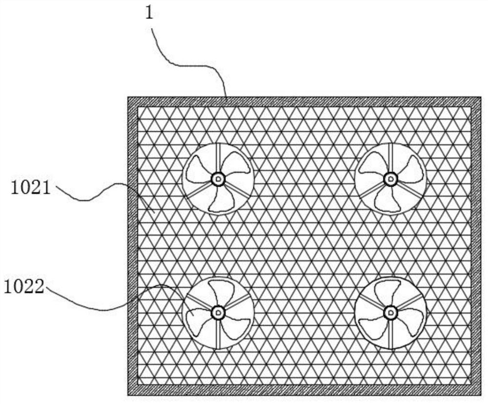 Power distribution cabinet with dust removal and heat dissipation structures