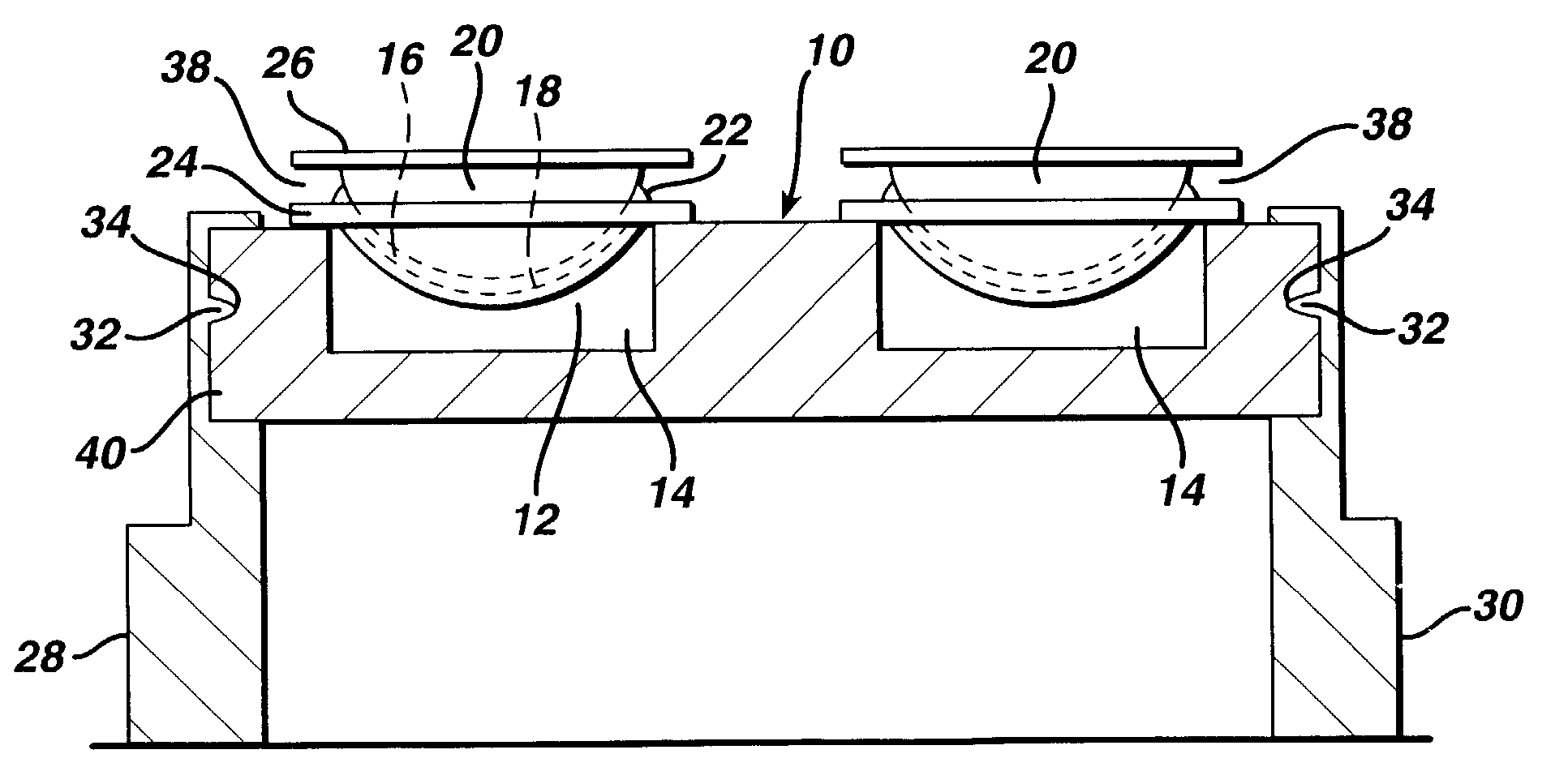 Ir-emitter heating device and method for demolding lenses