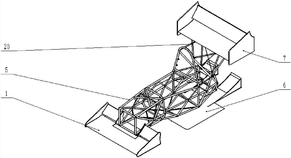 Aerodynamic package for FSAE racing cars