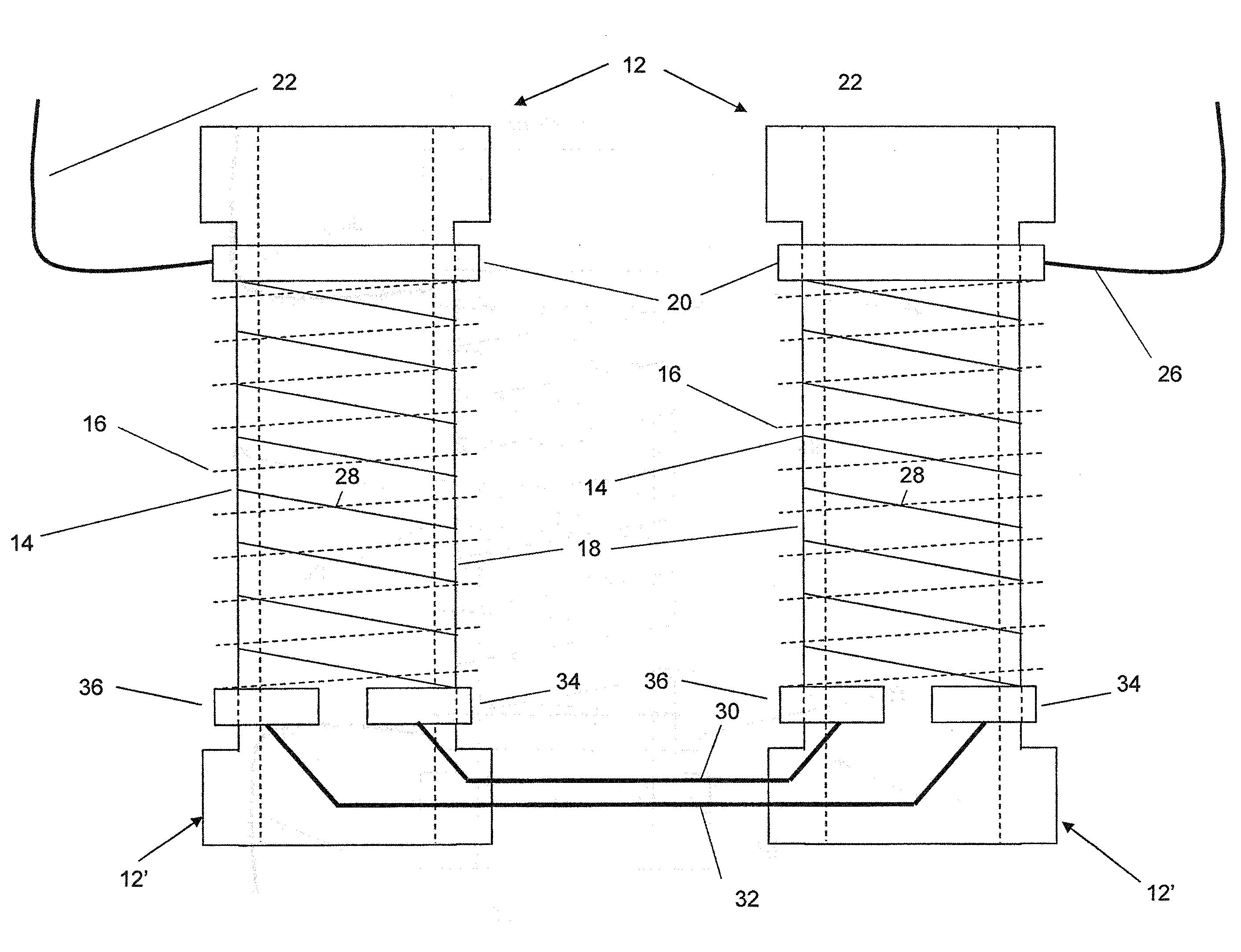 Device for a current limiter and a current limiter comprising said device