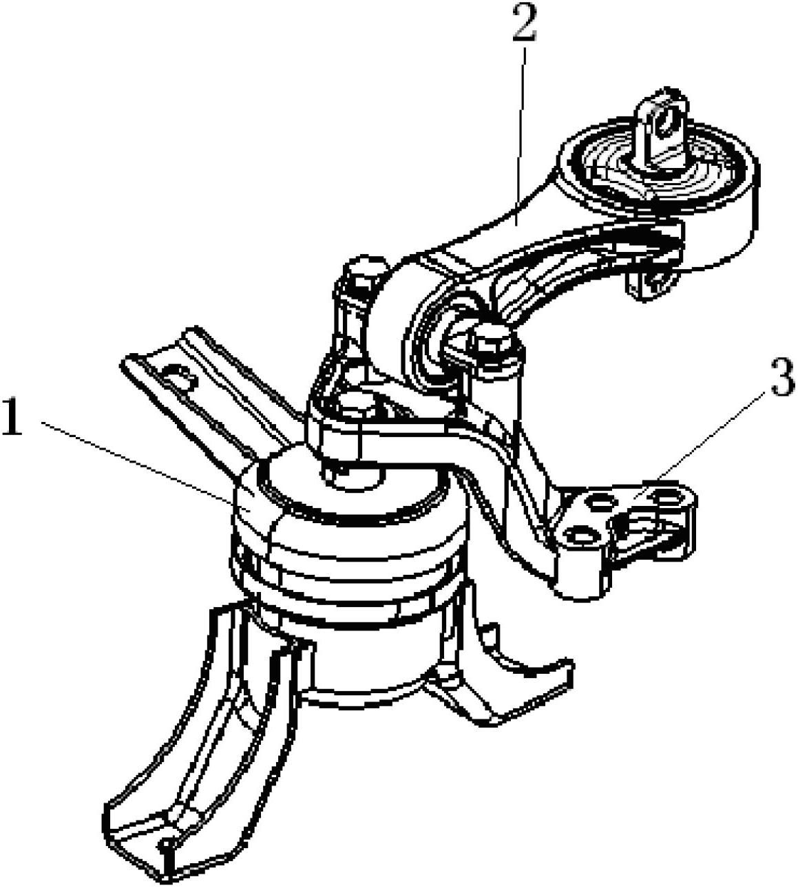 Vehicle rightwards suspending device