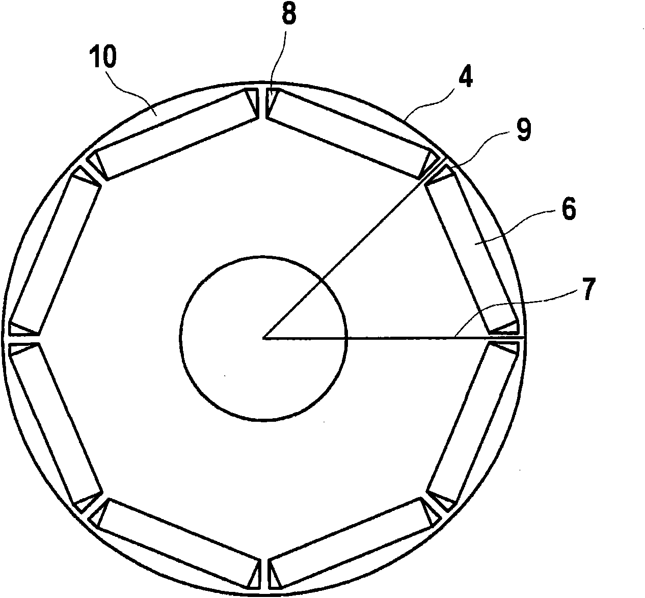 Electric machine and rotor arrangement