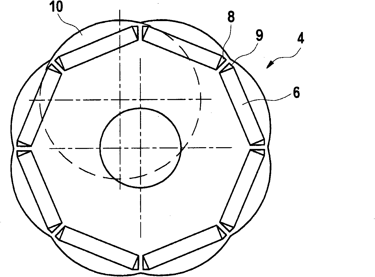 Electric machine and rotor arrangement