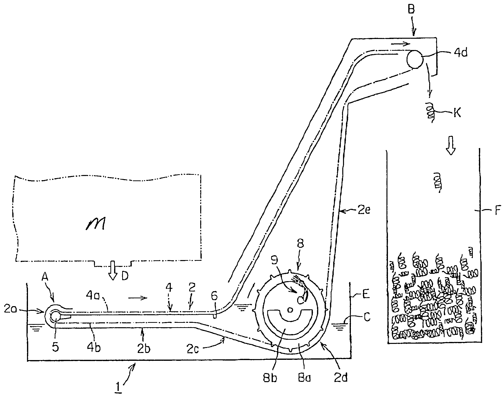 Chip discharge system