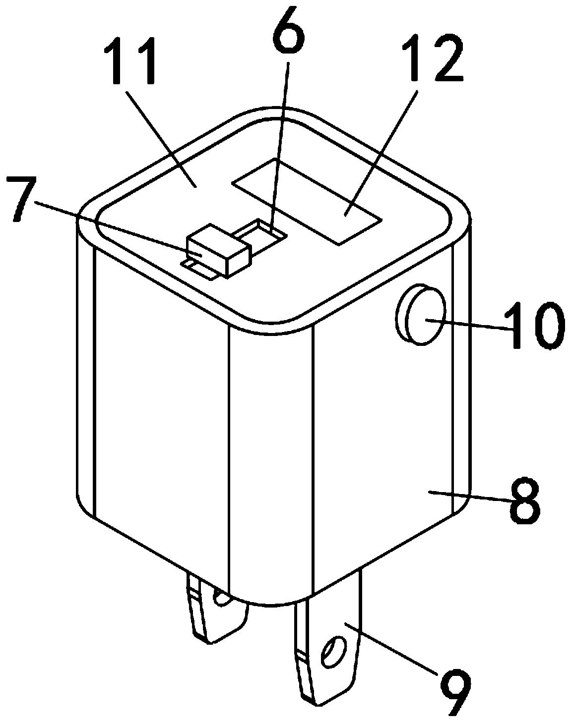 Waterproof and anti-electric shock power adapter