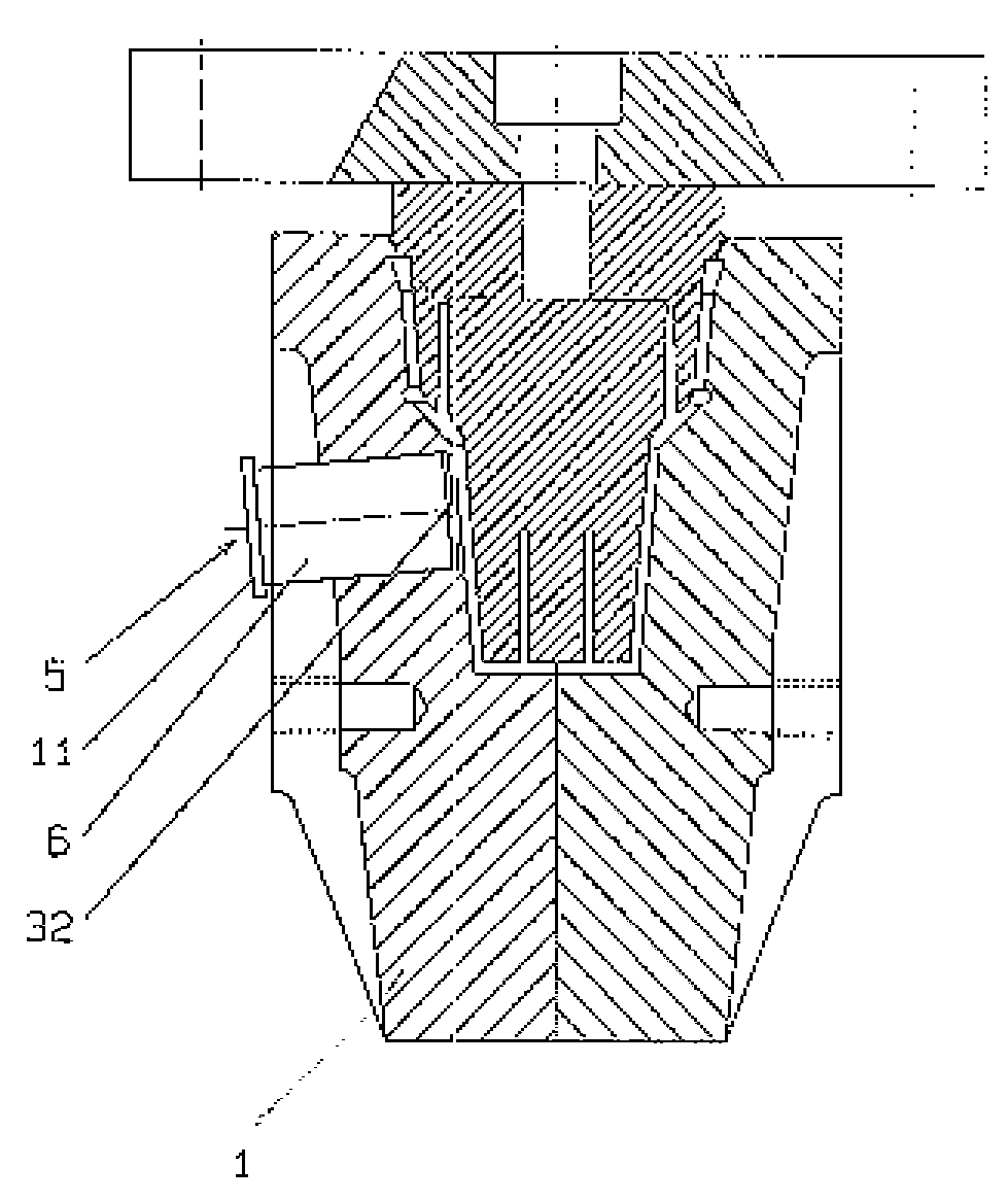 Device for producing baked products