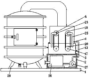 Energy-saving environment-friendly lime kiln furnace capable of recycling flue gas waste heat