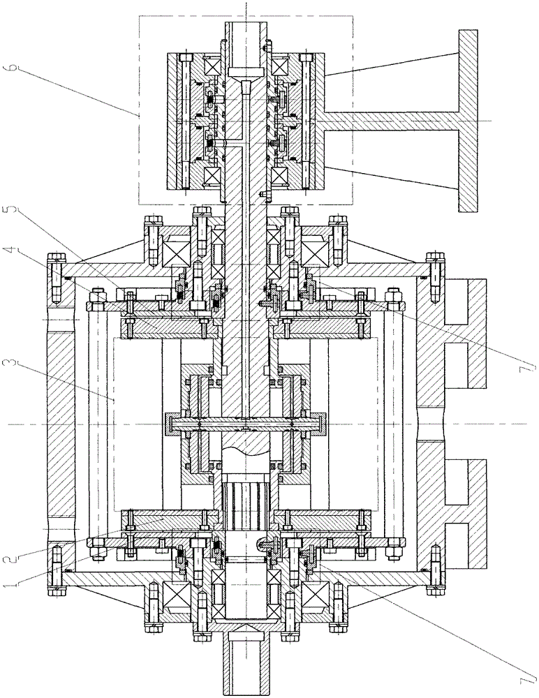 Single-cylinder fluid governor disk type magnetic coupler