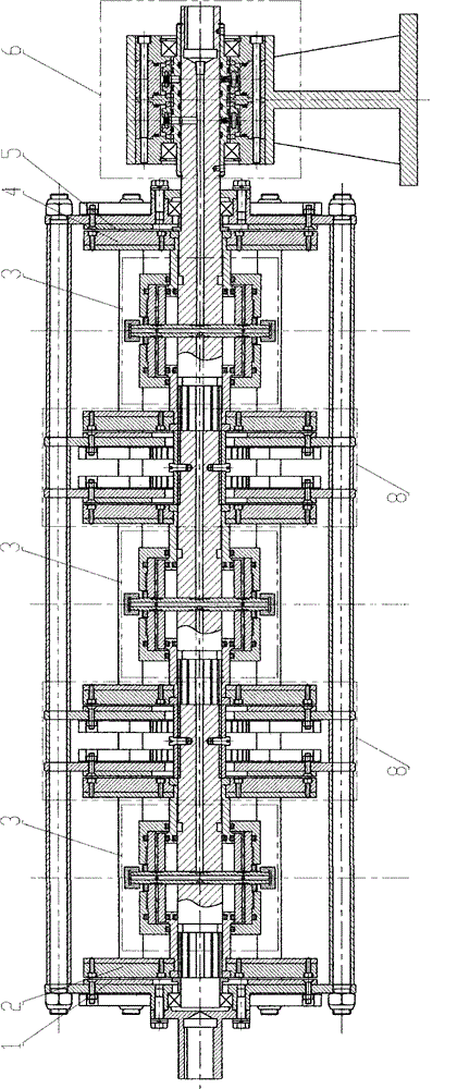 Single-cylinder fluid governor disk type magnetic coupler