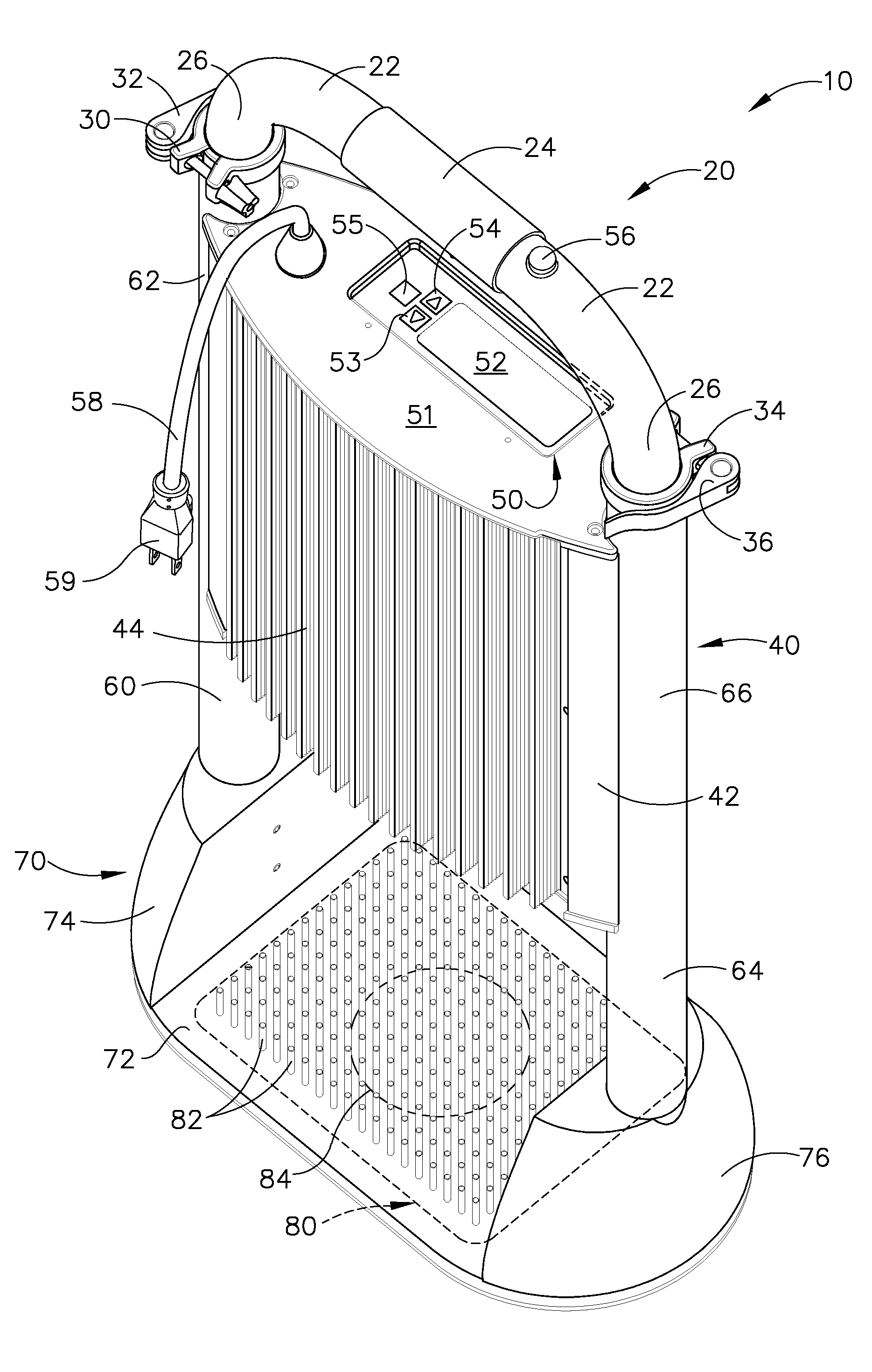 Stand-up membrane roofing induction heating tool