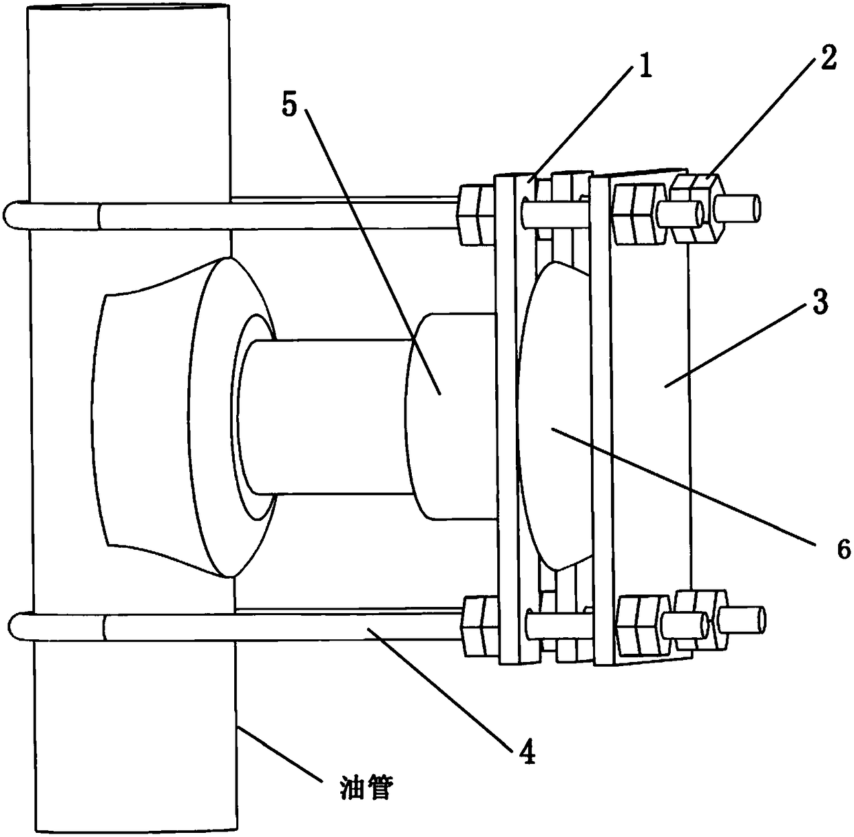 Tool for fixing opening of diaphragm type regulating valve