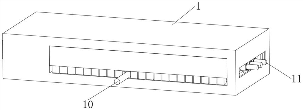 High-voltage wiring harness branching device and method for new energy automobile