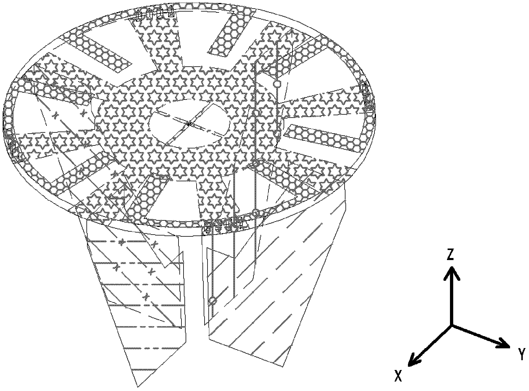 Omni-directional radio frequency identification tag antenna and radio frequency identification tag