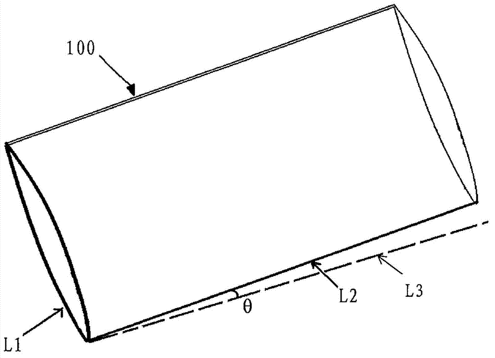 Wing test element for ice wind tunnel of anti-icing system for aircraft wing