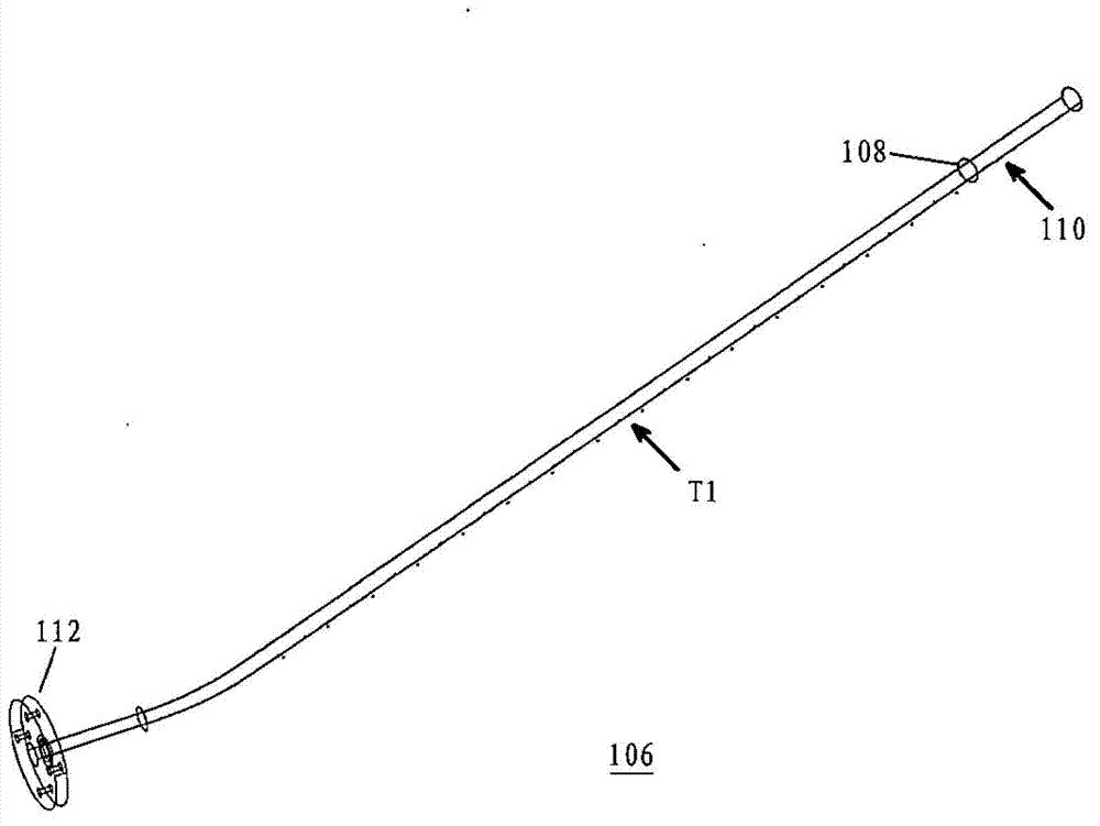 Wing test element for ice wind tunnel of anti-icing system for aircraft wing