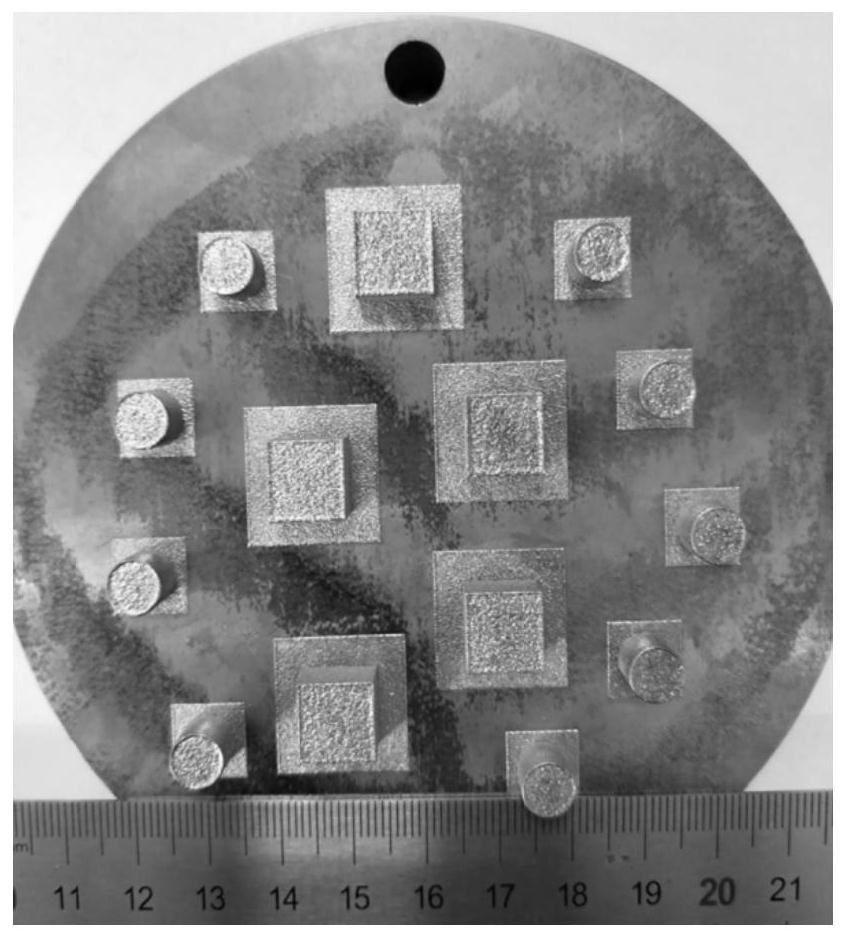 Method for reducing cracks in titanium-aluminum alloy printed through selective laser melting