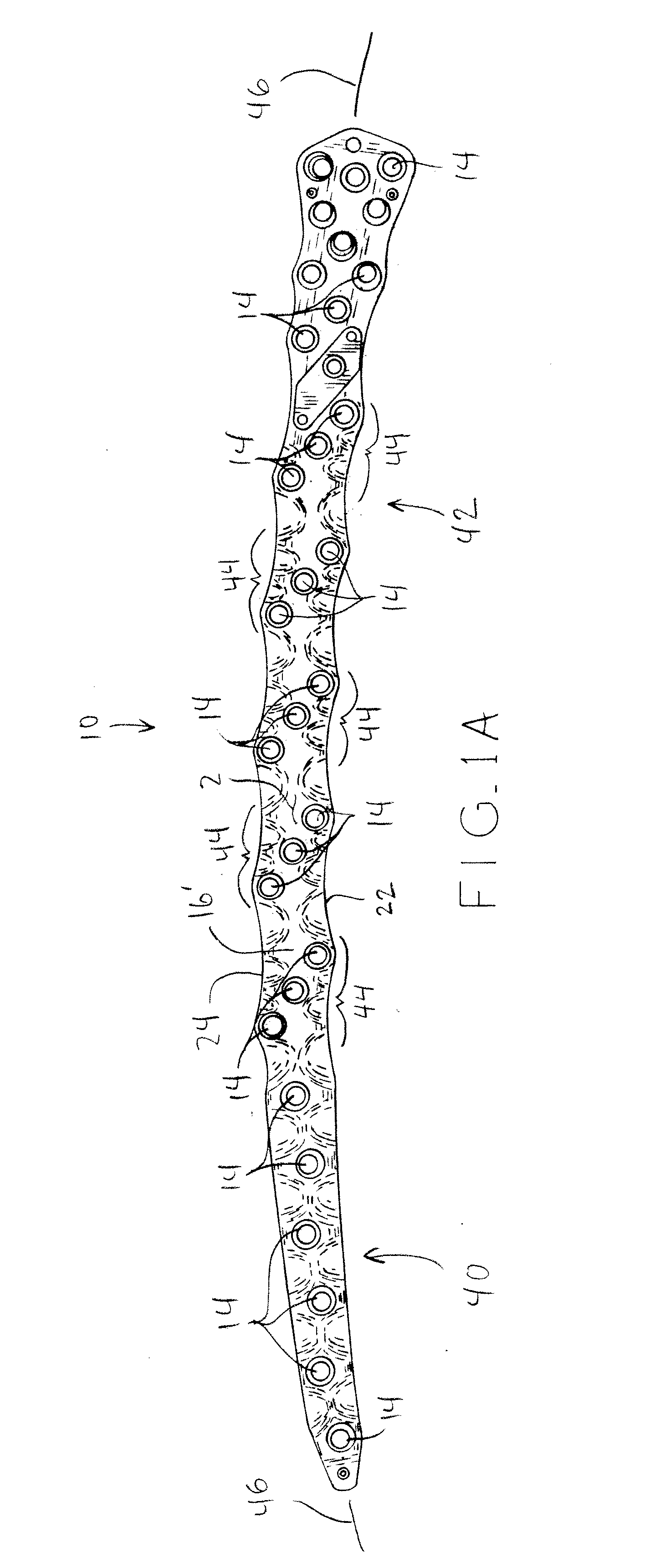 Plate for the treatment of bone fractures