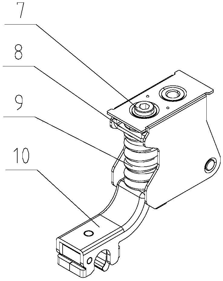 Novel intelligent electric pressure-adjusting spring cradle