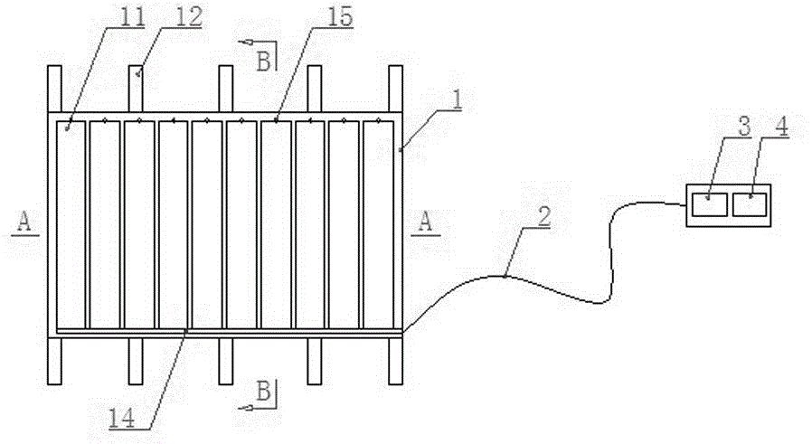 Inflatable leg massage device provided with deflation electromagnetic valve