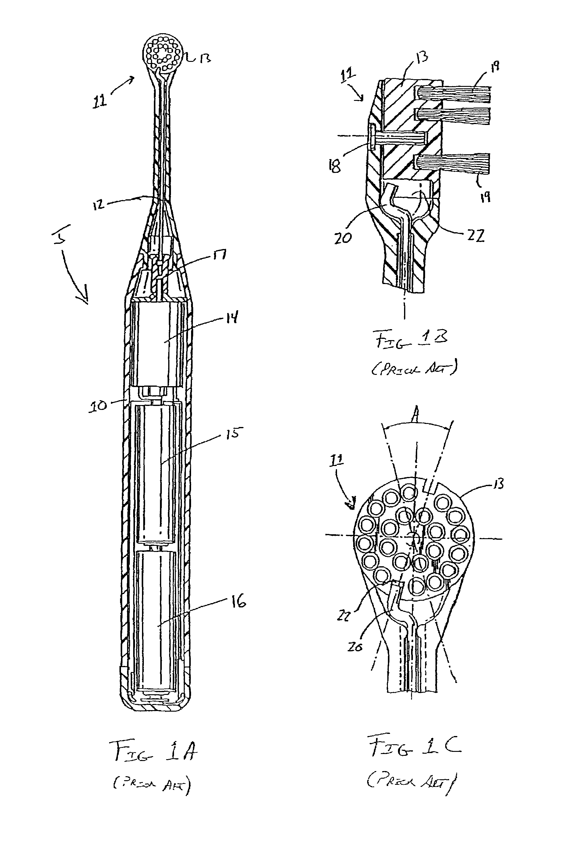 Toothbrush with kinetic plate