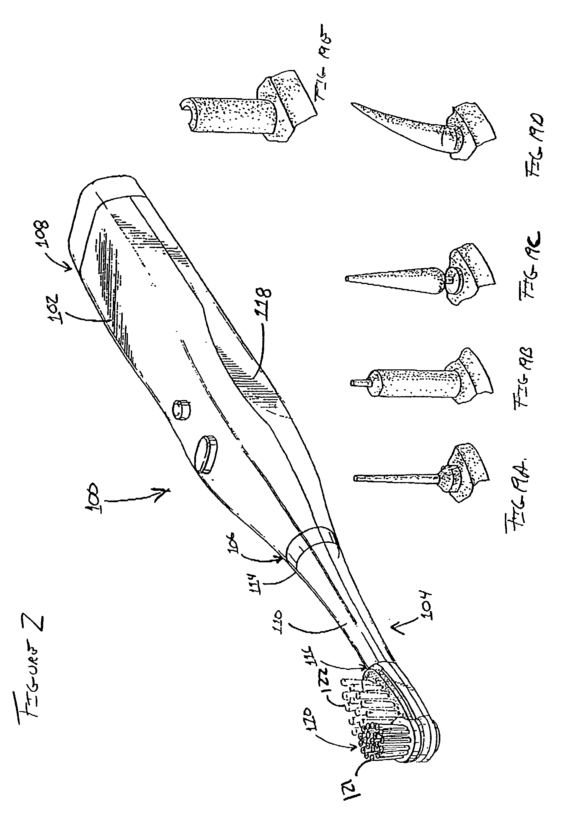 Toothbrush with kinetic plate