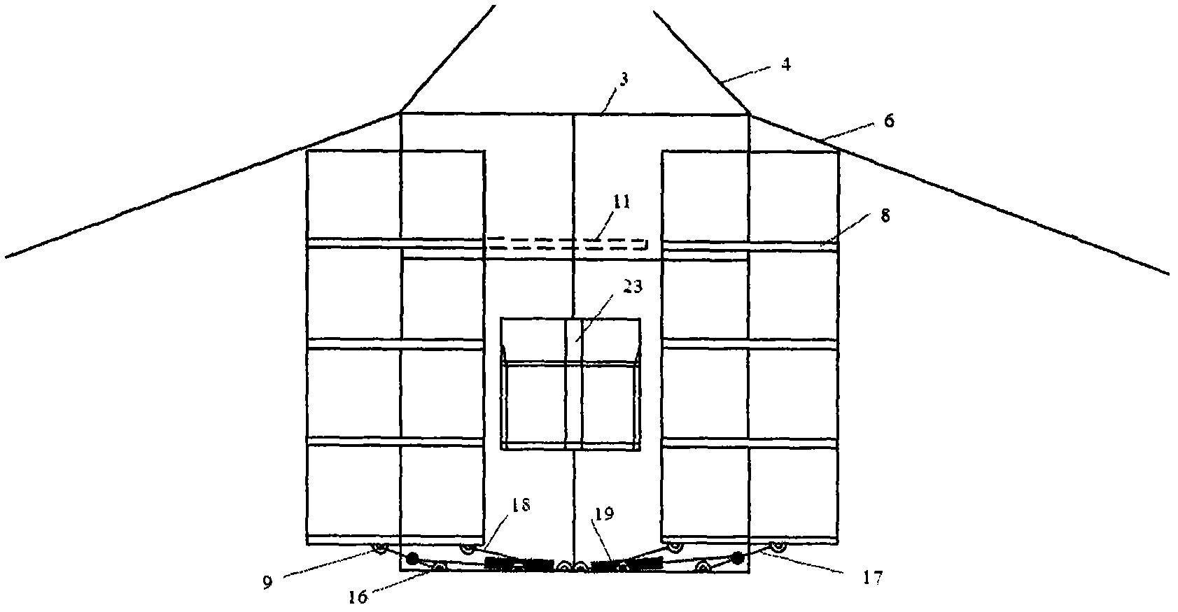 Vehicle-mounted quick-unfolding beekeeping vehicle