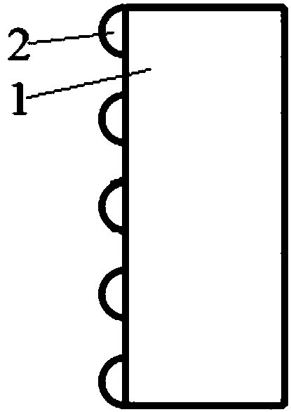 Acoustic packaging material with convex hull form and preparation method of acoustic packaging material