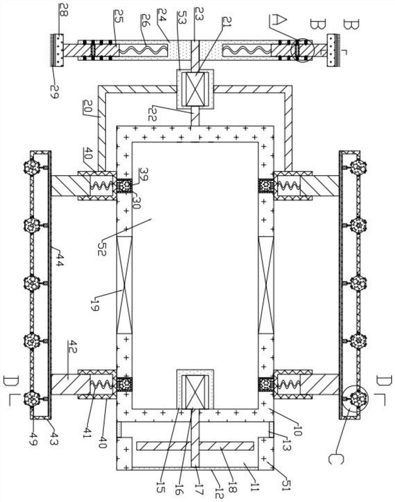 Steel pipe inner wall rust removal device