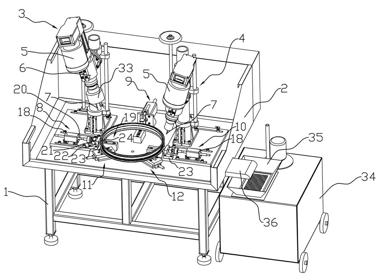 Automatic multi-station boring machine