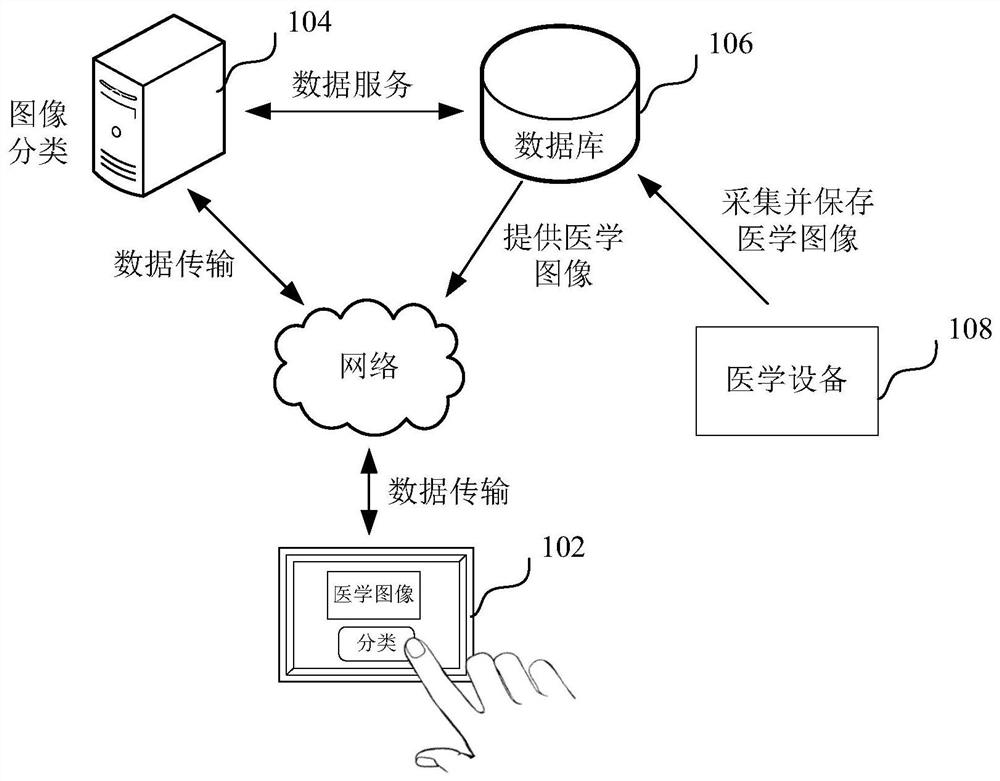 Medical image classification method, image classification network processing method, device and equipment