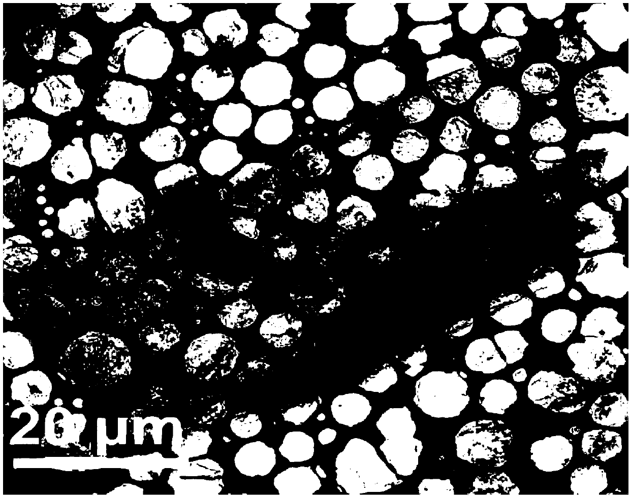 Super-high-conductivity large-size graphene film and radio-frequency microwave device