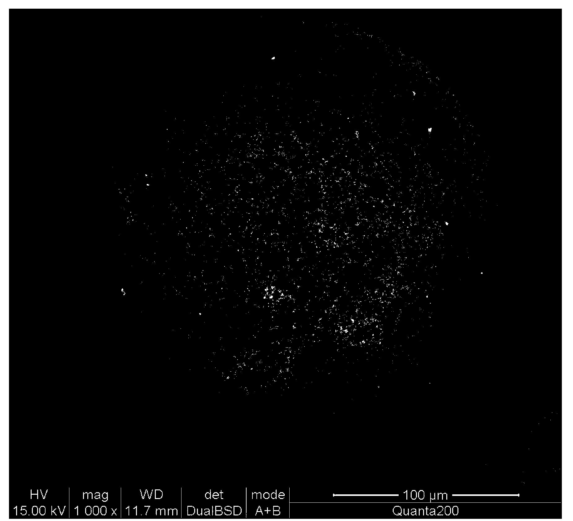 PLGA(polylactic-co-glycolic acid)/hydroxyapatite/calcium carbonate compound microspheres and preparation method thereof