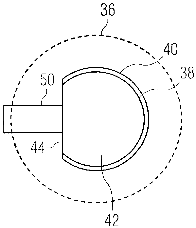 Device for cutting the human cornea