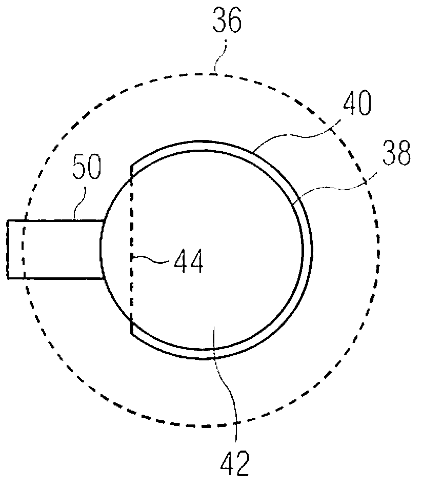 Device for cutting the human cornea