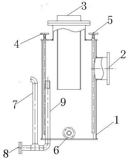 Anti-crystallization water seal device applied to ammonia-containing medium storage barrel and medium recovery method