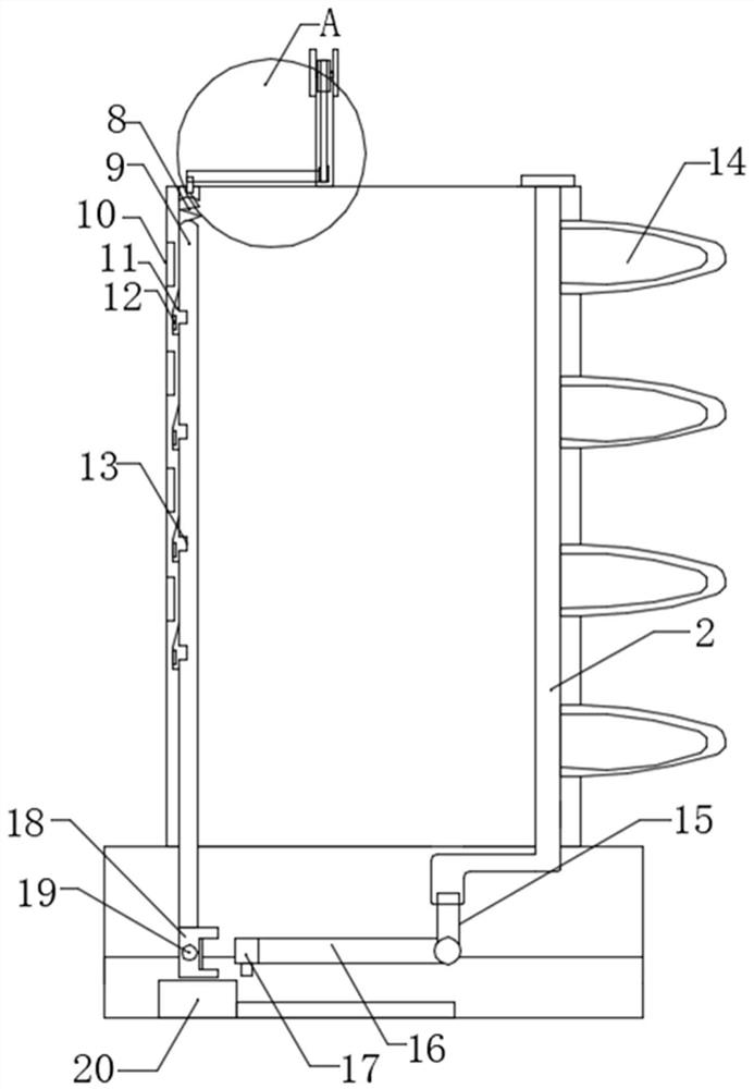 Power distribution cabinet with improved windproof structure