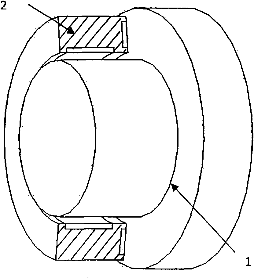 Method and device for measuring five degrees of freedom of main shaft based on cylindrical surface capacitor sensor