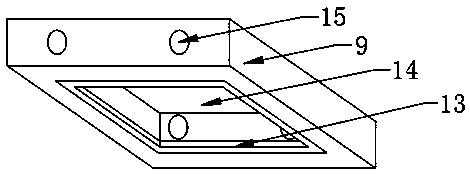 Hardware stamping die with stamping head convenient to replace