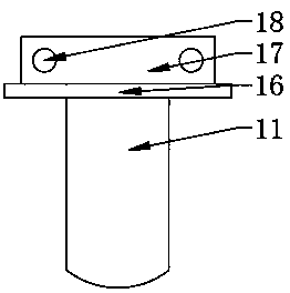 Hardware stamping die with stamping head convenient to replace