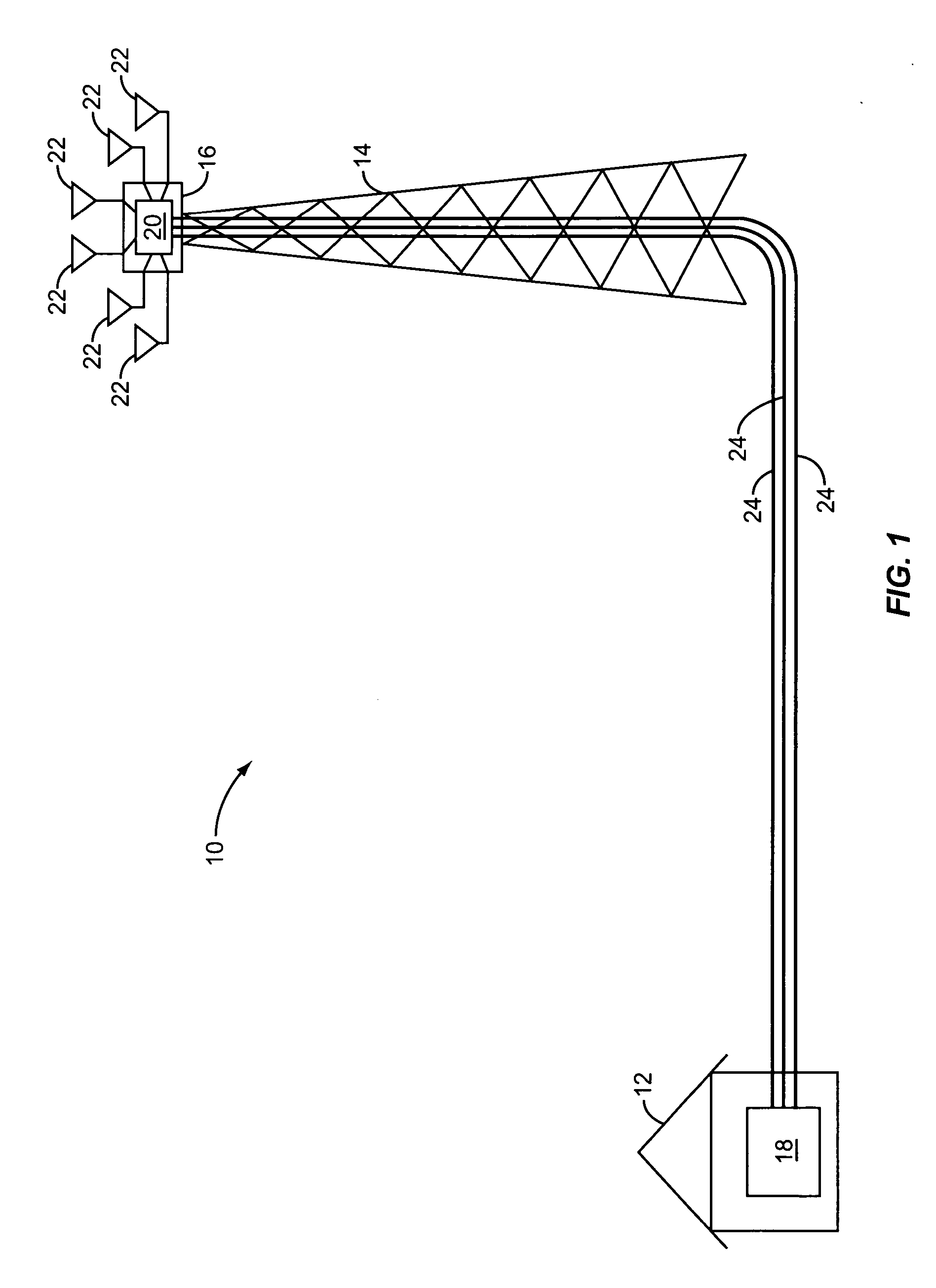 Feeder cable reduction