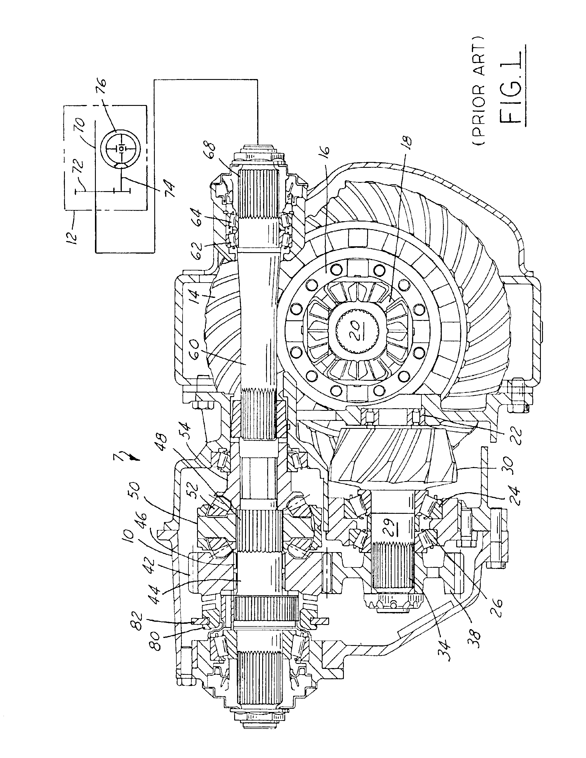 Concentric shift system for engaging an interaxle differential lock