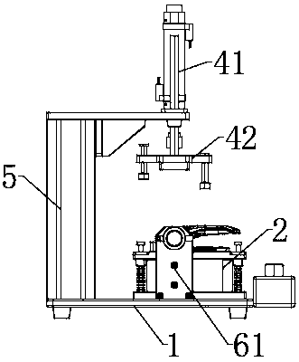 Automobile inner door handle assembling equipment