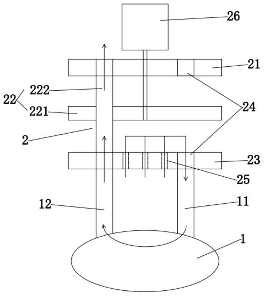 Long-distance pneumatic conveying system for coal samples