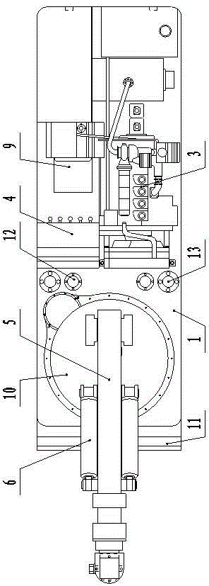 Front-cleaning rail middle-trough multi-azimuth conveyer