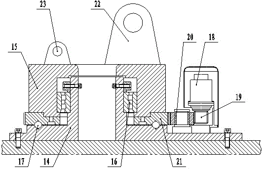 Front-cleaning rail middle-trough multi-azimuth conveyer